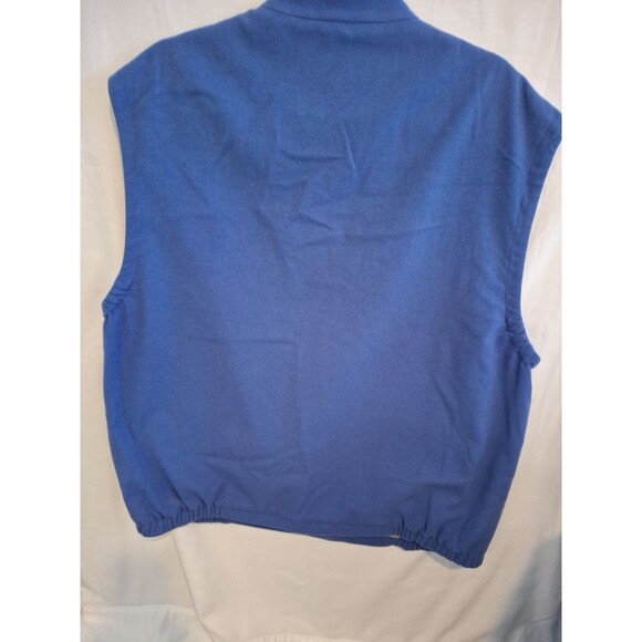 PETER MILLAR Men's Blue Sleeveless Golf Vest Size XL Casual Pullover Wool - Picture 4 of 10